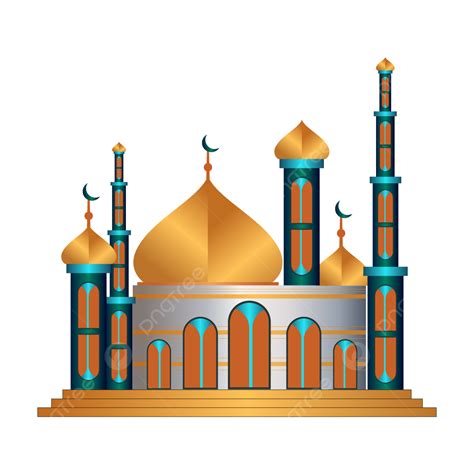 Desain Vektor Masjid Islamic Mesjid Png Vektor Png Dan Vektor Dengan