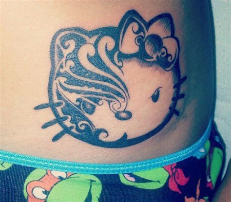 Tribal Kitty Cat Tattoo Tattoo You Hello Kitty Tattoos Hello Kitty