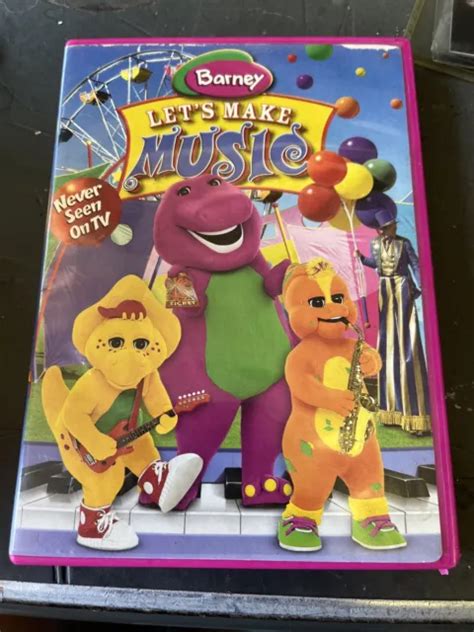 BARNEY LET S MAKE Music DVD 0 99 PicClick