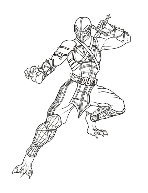 Please contact us if you want to publish a scorpion. mortal kombat coloring pages - Free Large Images ...