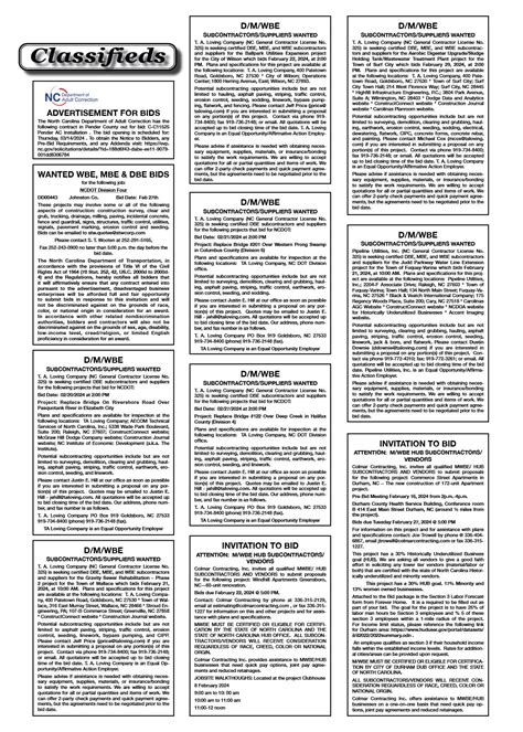 Gigs and Bids – The Carolinian Newspaper