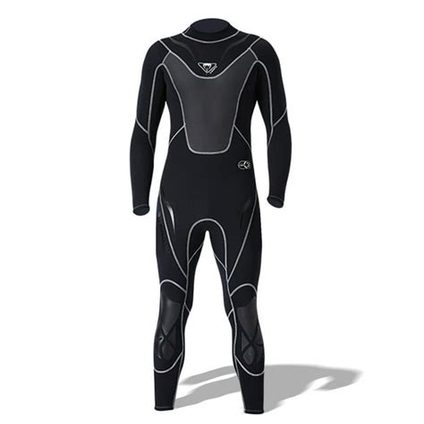 Men 3mm Neoprene Full Body Wetsuit With Back Zipper Diving Suit For Surfing Swimming Snorkeling