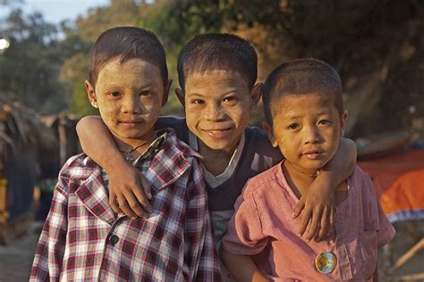 Stock Photo Of Three Young Burmese Boys Three Young Burmes Flickr