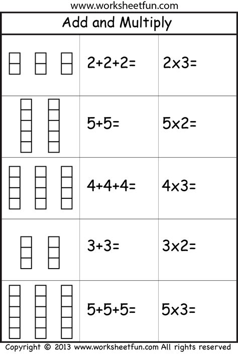 Repeated Addition Math Pinterest Repeated Addition Math And