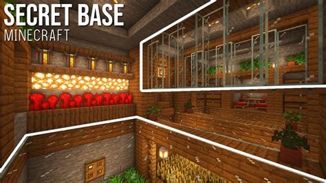 Minecraft How To Build A Secret Base Youtube