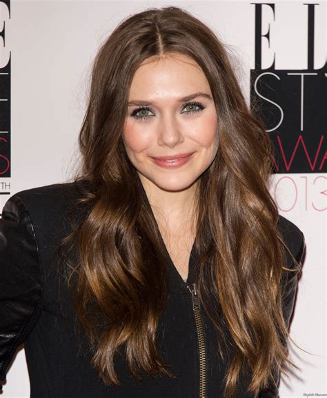 Elizabeth Olsen At Elle Style Awards Light Brown Hair Hair Beauty