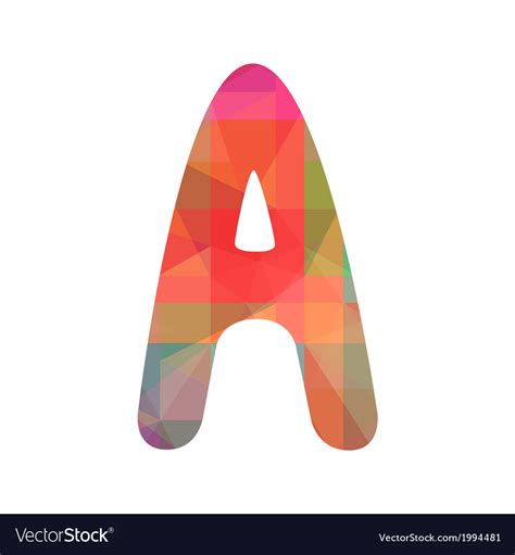 Colorful Alphabet Royalty Free Vector Image Vectorstock