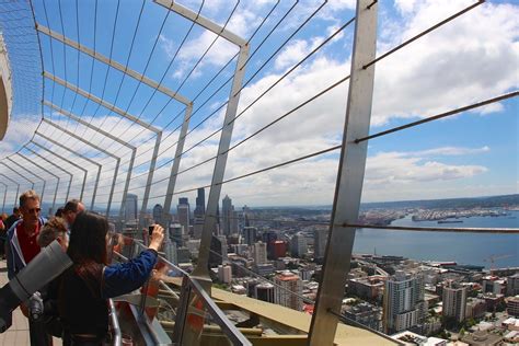 On this visit, it was overcast and we were unable to see mount ranier. Inside the Observation Deck | Space Needle @ Seattle ...