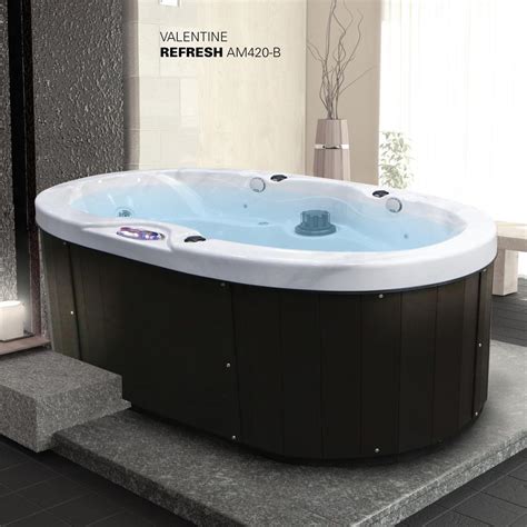 American Spas 2 Person 20 Jet Valentine Spa Hot Tub With Bluetooth