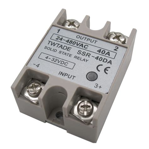 Twtade High Quality Single Phase Solid State Relay Ssr 40da 40a Module