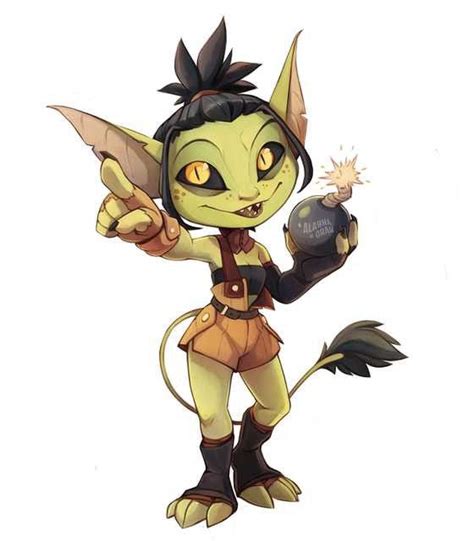 Download Maybe Teaup The Arcane Archer Dnd Characters Female Goblin Dnd