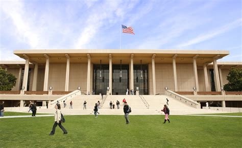 With Its Iconic Columns And Grand Staircase The Oviatt Library Is Not