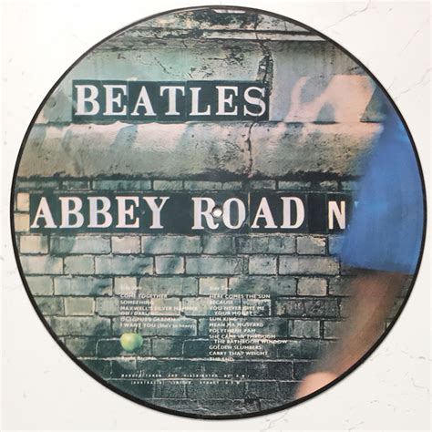 Abbey Road Picture Disc By Beatles Lp With Irenasl Ref119305642