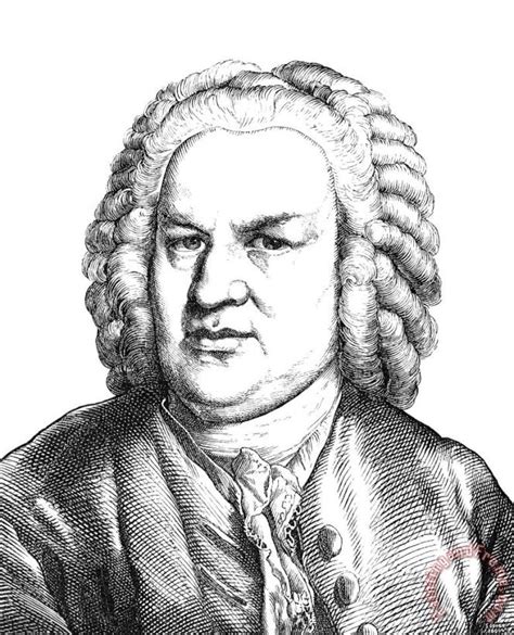 Others Johann Sebastian Bach Painting Johann Sebastian Bach Print For