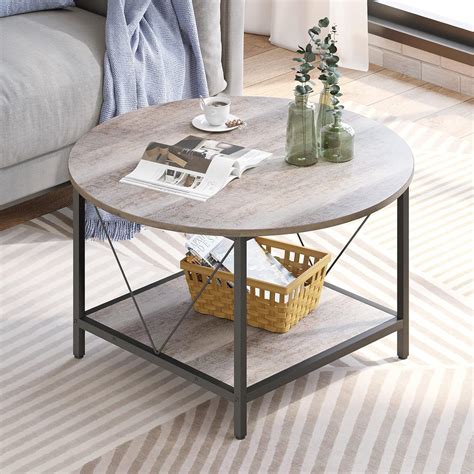 Buy Yitahome Round Coffee Tablerustic Wood Coffee Tables For Living