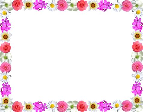 Flower Border Design Ideas - Beauty Fzl99 | Flower border design, Flower border, Flower border 