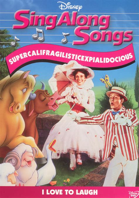 Disneys Sing Along Songs Supercalifragilisticexpialidocous Dvd