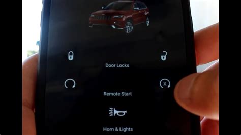 Wondering what you can access with the uconnect® app? Uconnect Access Smartphone engine remote start app Jeep ...