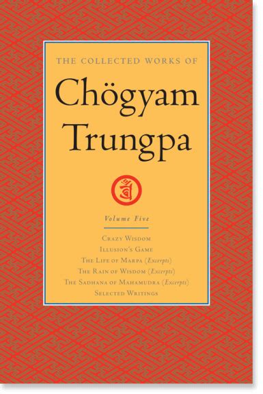 The Collected Works Of Chogyam Trungpa Volume Five Crazy Wisdom