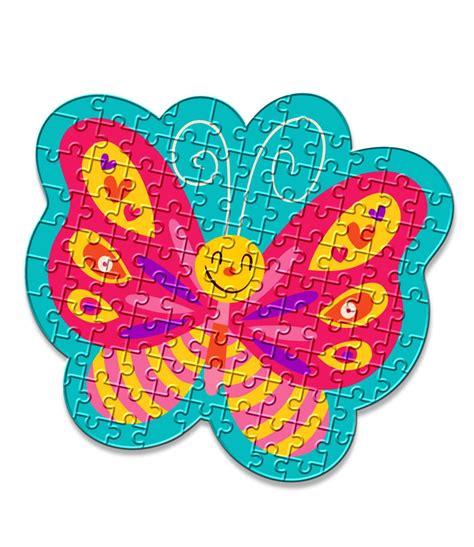 Butterfly Shaped 100 Piece Jigsaw Puzzle Free Shipping