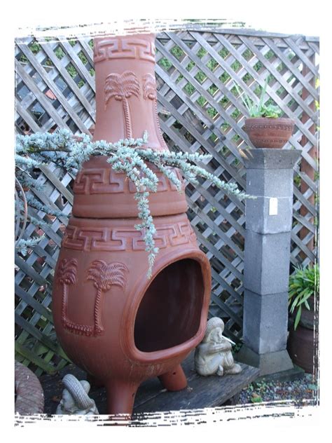 Clay Chiminea Outdoor Fireplace Fireplace Ideas