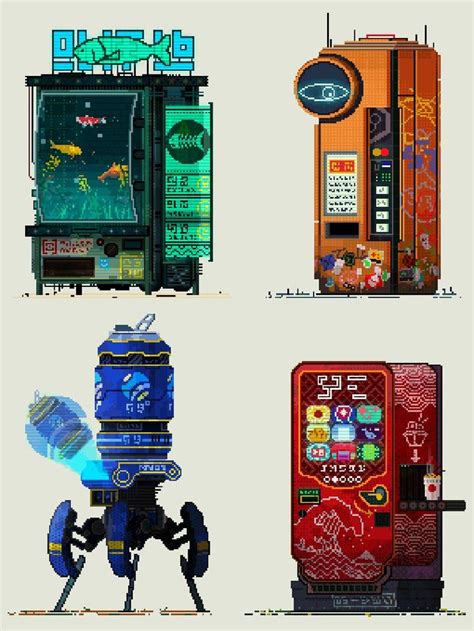 Kenze Wee Hon Ming Pixel Art  Pixel Art Games Art Cyberpunk
