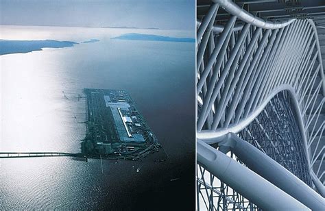 Kansai International Airport By Renzo Piano Airport On The Artificial