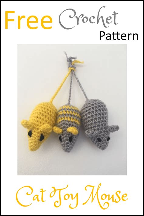 Toy Mouse For Cats Free Amigurumi Pattern Daisy And Storm