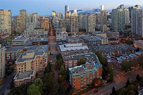Downtown Von Vancouver British Columbia Bild Kaufen 71320196
