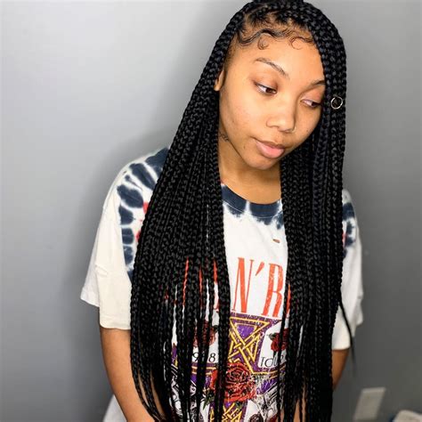 Knotless Box Braids Styles And Tips Inspired Beauty B