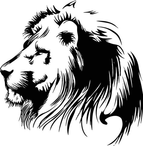 Simple Lion Head Drawing At Getdrawings Free Download
