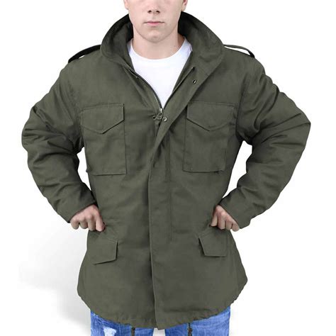 Surplus M65 Field Jacket Olive Military Kit