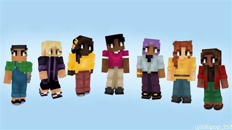 I Remade All Of The New Default Skins Rminecraft