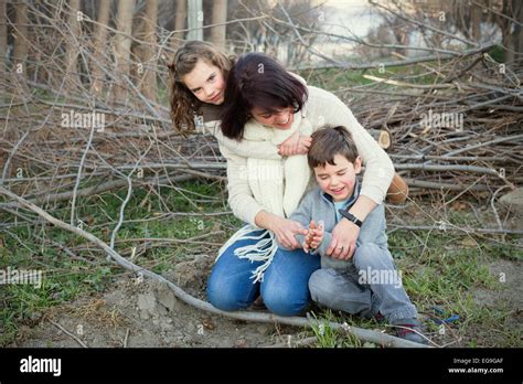 Two Girls In Forest Hi Res Stock Photography And Images Alamy