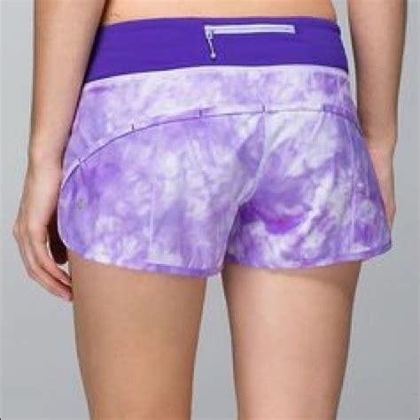 Purple Lululemon Shorts Lululemon Shorts Lululemon Outfits Tie Dye