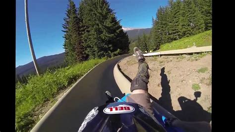 Mt Hood Alpine Slide Wipeout Youtube