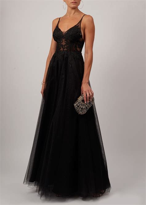 Black Glitter Prom Dress Mc11938 Cargo Clothing