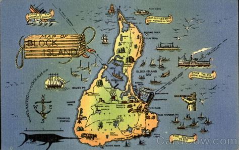 Map Of Block Island Rhode Island