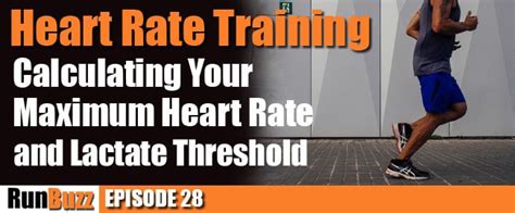 Estimating Maximum Heart Rate And Lactate Threshold