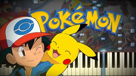 gotta catch em all pokemon synthesia piano tutorial youtube
