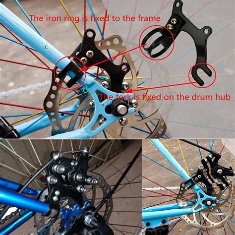 Bike Disc Brake Bracket Frame Adaptor For 160mm Rotor Bicycle