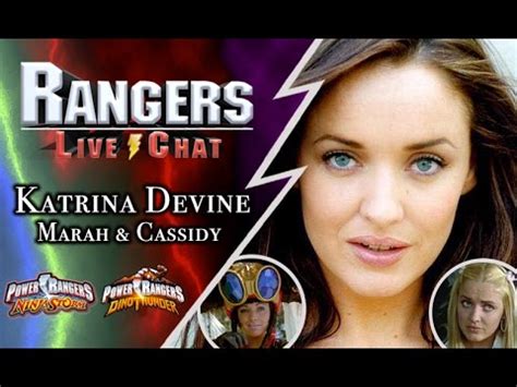 Power Rangers Ninja Storm Dino Thunder Katrina Devine Live Interview Marah Cassidy