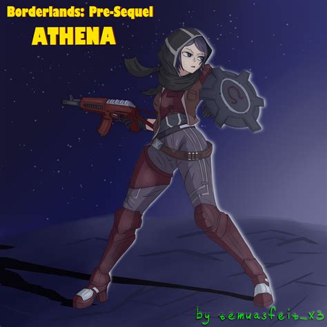 Artstation Athena From Borderlandspre Sequel