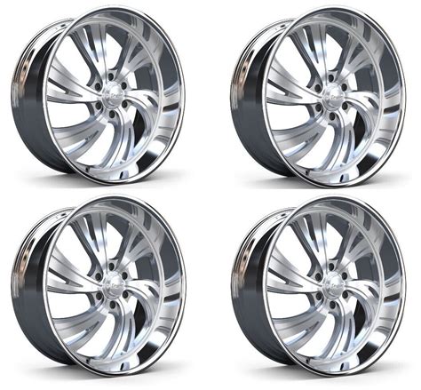 Set 4 24 Dropstars 658bs 24x9 6x55 Wheels 18mm For Chevy Gmc Cadillac