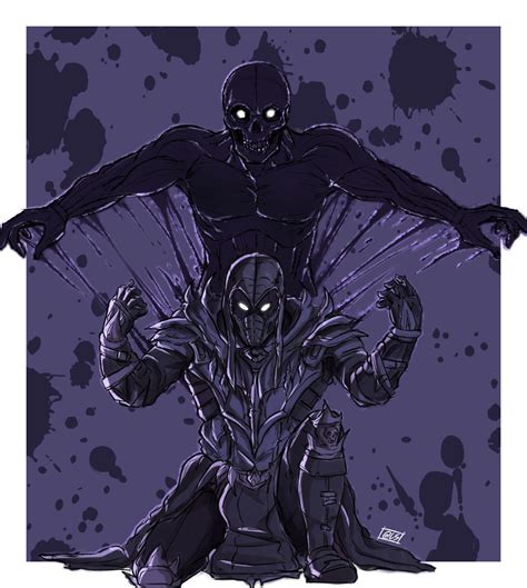 Anime Noob Saibot Fan Art Noob Saibot Stickers Redbubble Noob