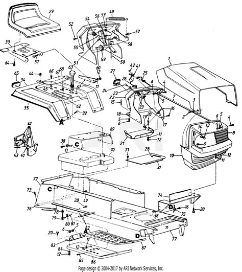 Mtd Mtd Mdl 130 800h045 Parts Diagram For Parts
