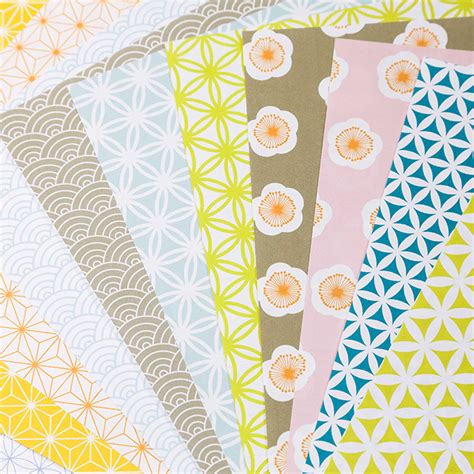 Japanese Origami Paper Printable Pack - Paper Kawaii Shop