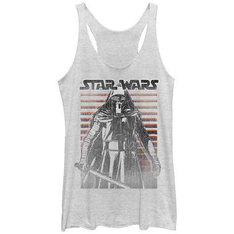 Star Wars The Force Awakens Womens Episode Vii Kylo Ren Distressed