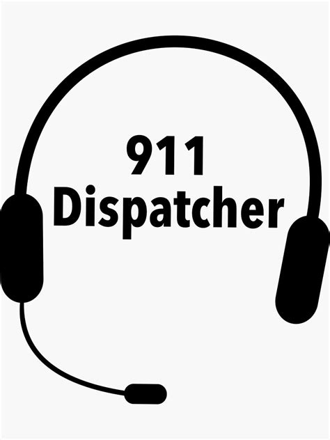 911 Dispatcher Sticker By Megnance27 Redbubble