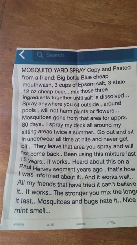 A homemade mosquito repellent recipe is rather simple. Pin by Patricia Foster on Tips and stuff and such...and ...